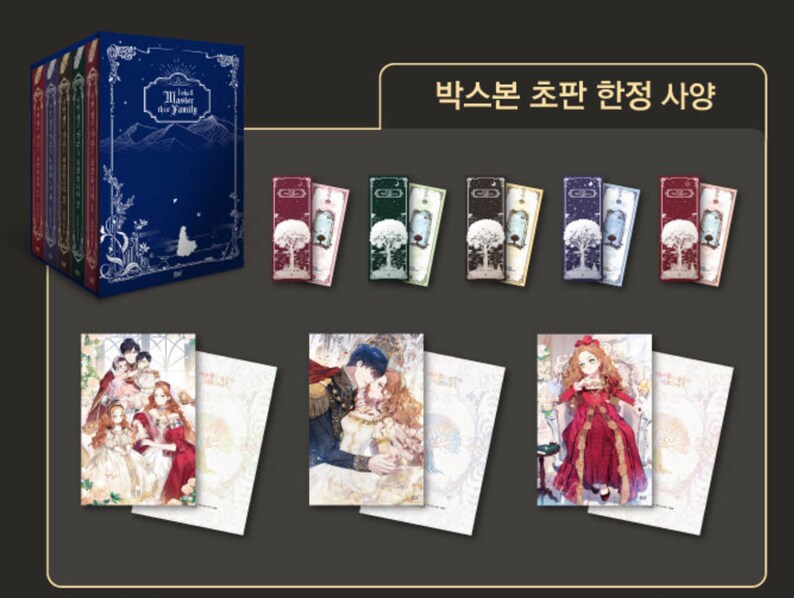 I Shall Master This Family Novel Vol.1-5 Limited Edition Set PRE-ORDER
