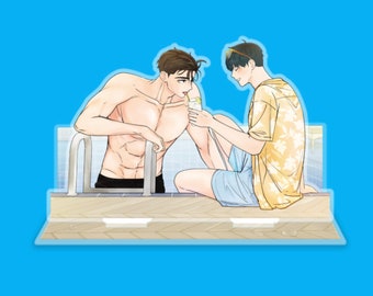 Banana Scandal Manhwa Merch - One summer day acrylic stand (PRE-ORDER)