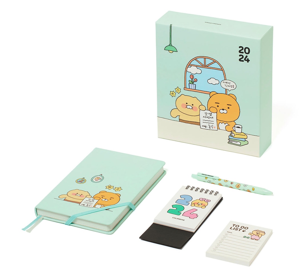 Kakao Friends Merch Diary & Calendar Etsy