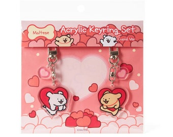 Kakao friends - Maltese & Retriever Keyring Collection (1)