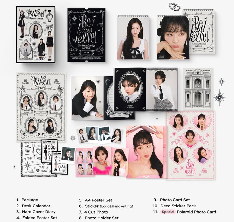 KPOP 2024 Season's Greeting aespa/red Velvet/nct 127/NCT Etsy