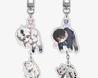 Hold Over You Manhwa Merch - Acrylic Keyring Set (Read Description)