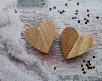 Wooden Hearts, Teenage girl bedroom decor accessories ,Wooden 5th Anniversary hearts, Wedding present ideas, Engagement gifts for couple.