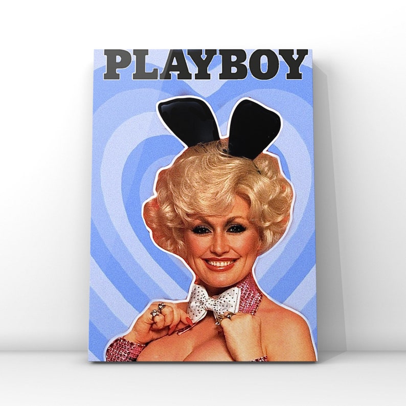 Dolly Parton Reworked Playboy 1978 Magazine Cover Matte Print