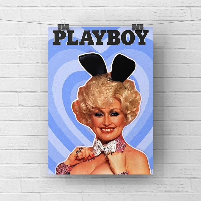 Dolly Parton Reworked Playboy 1978 Magazine Cover Matte Print