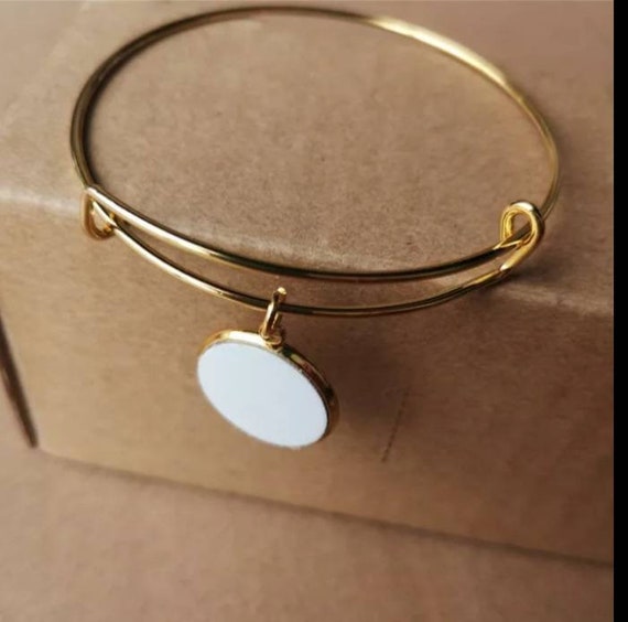 Adjustable Photo Bracelet W/ Insert (One Heart) SL14 (CLEARANCE)