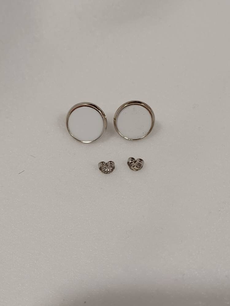 Sublimation Blank Stud Earrings Sublimate Blank Sublimation Etsy