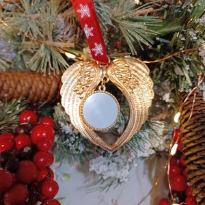 Sublimation Blanks, Angel Wings Ornament, Sublimation Blank
