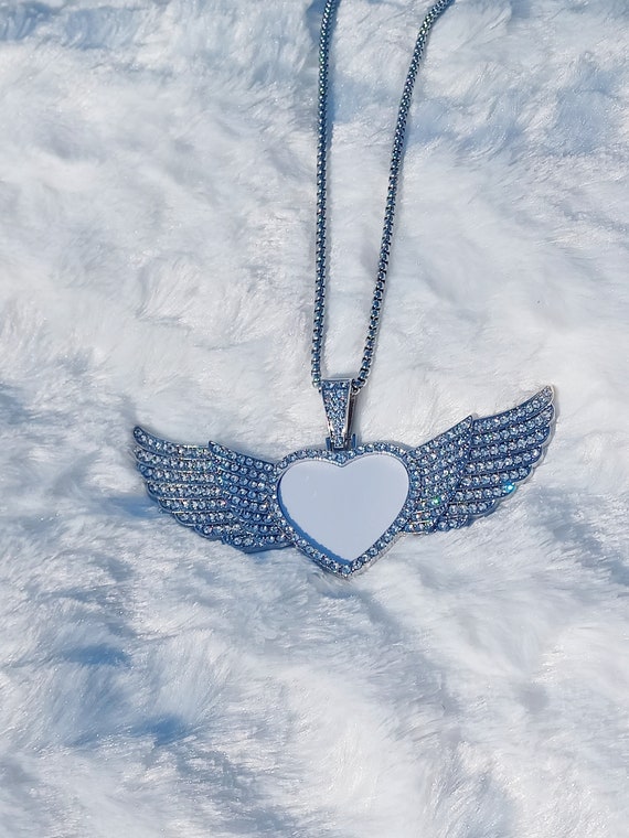 Sublimation Necklace Wings  Sublimation Blanks Jewelry