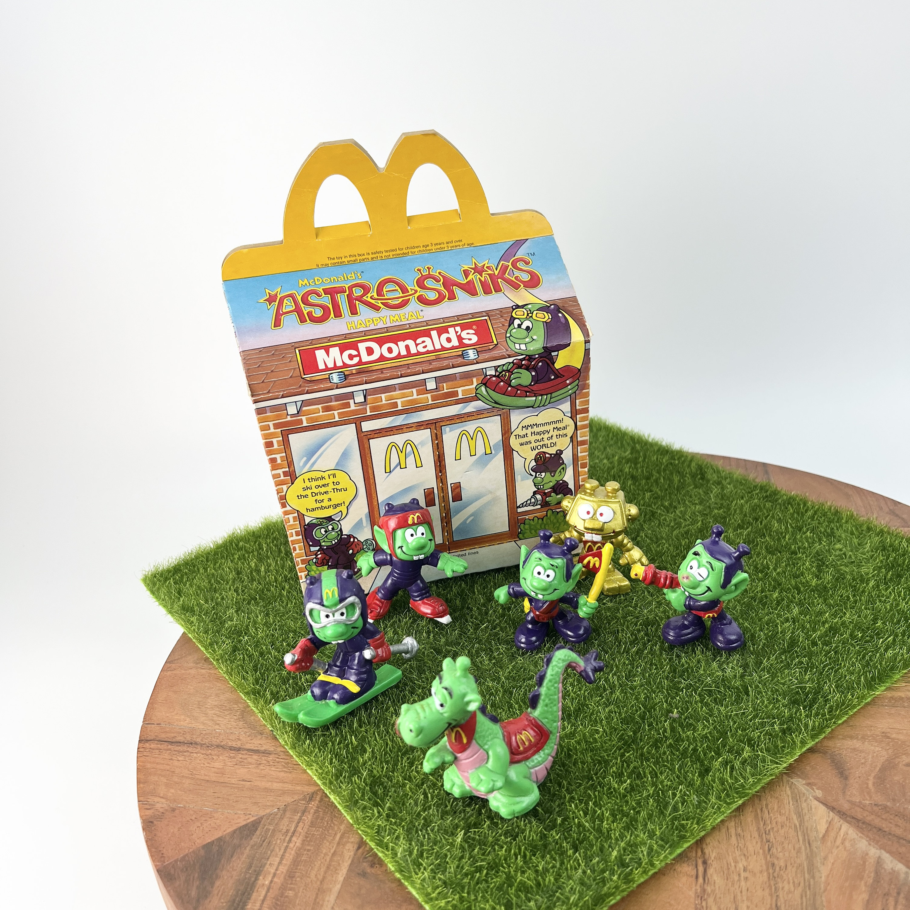 Mcdonalds Happy Meal Box small Valentines Day Candy Box 