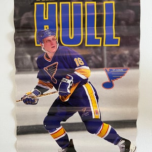 BRETT HULL  St. Louis Blues 1995 Home CCM Throwback NHL Hockey Jersey