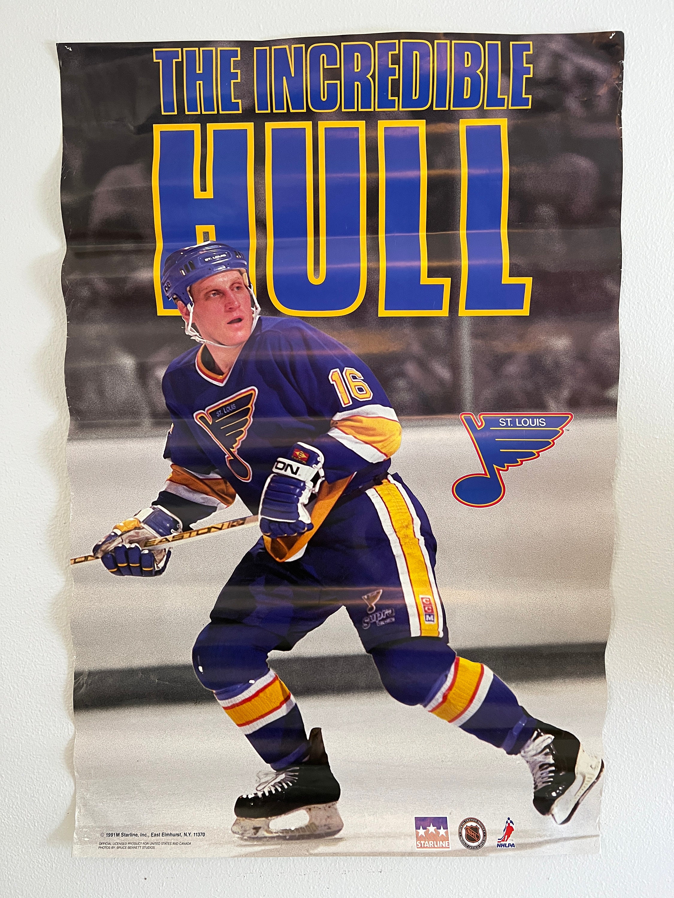 Wayne Gretzky St. Louis Blues NHL Hockey Action Poster - Starline