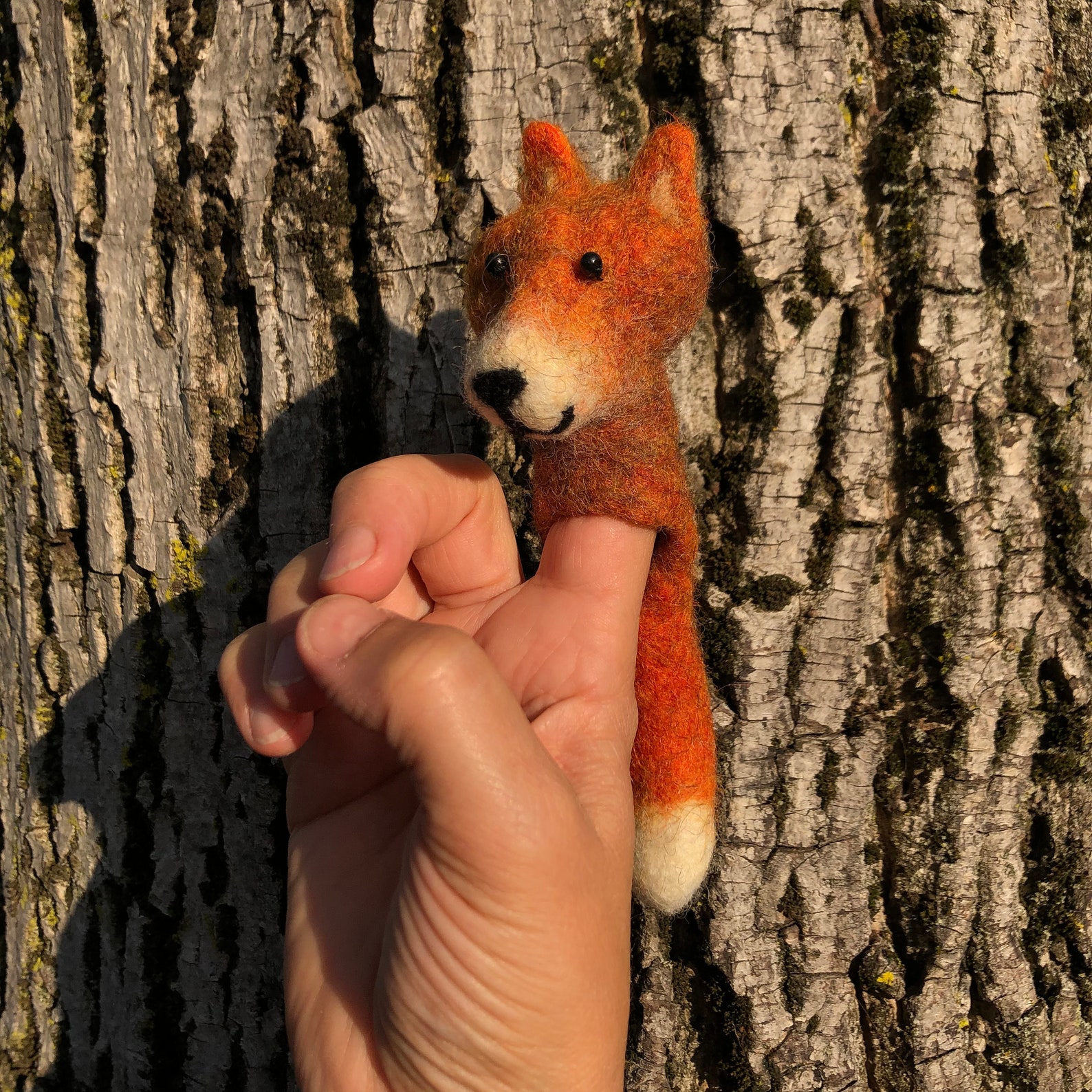Fox Finger Puppet for Children and Adults to Play Teach and Etsy