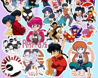 Classic Anime RANMA STICKERS!!  Cute Stickers, Funny Decals, Macbook Decal, Perfect Gift !!! WATERPROOF !!