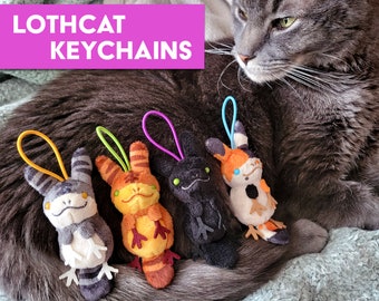 Plush Lothcat Keychain