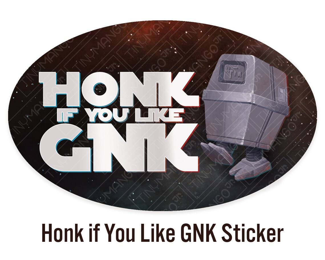 Honk If You Like GNK Holographic Vinyl Sticker Etsy