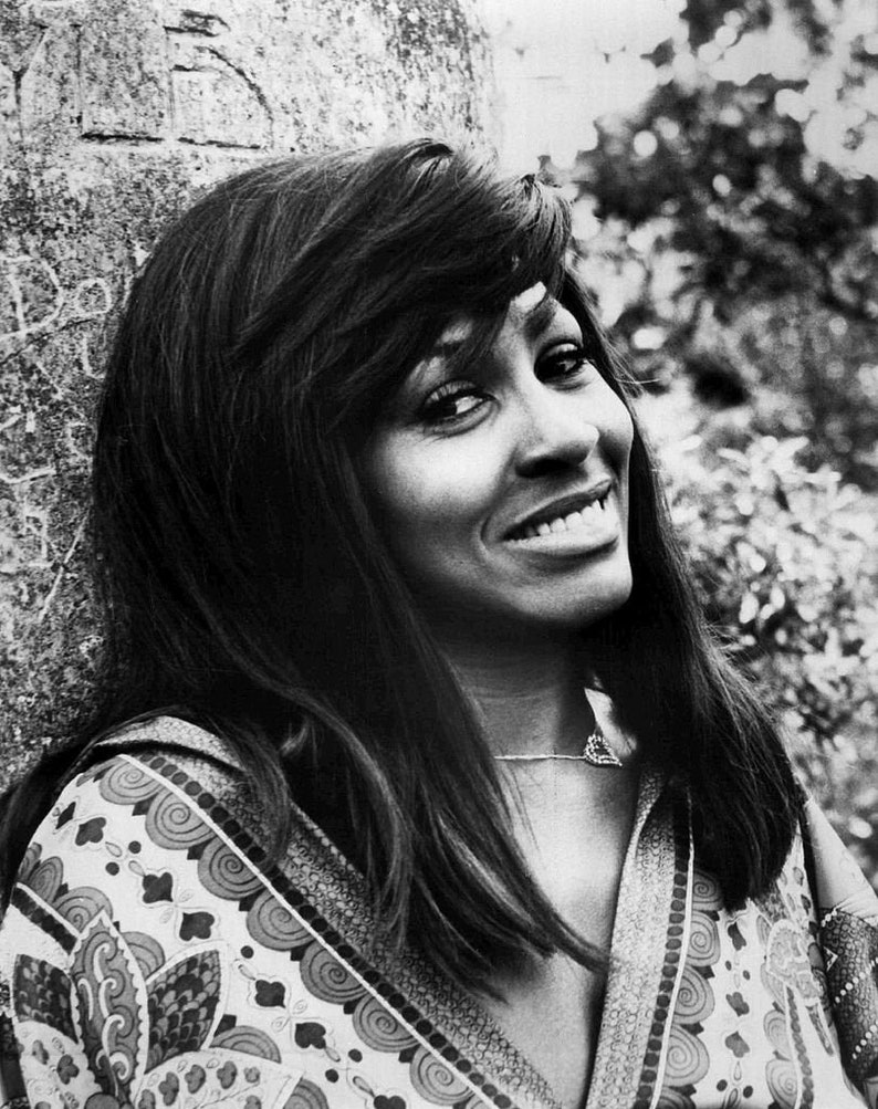 Tina Turner Photograph 11 X 14 Stunning 1971 Portrait of Etsy