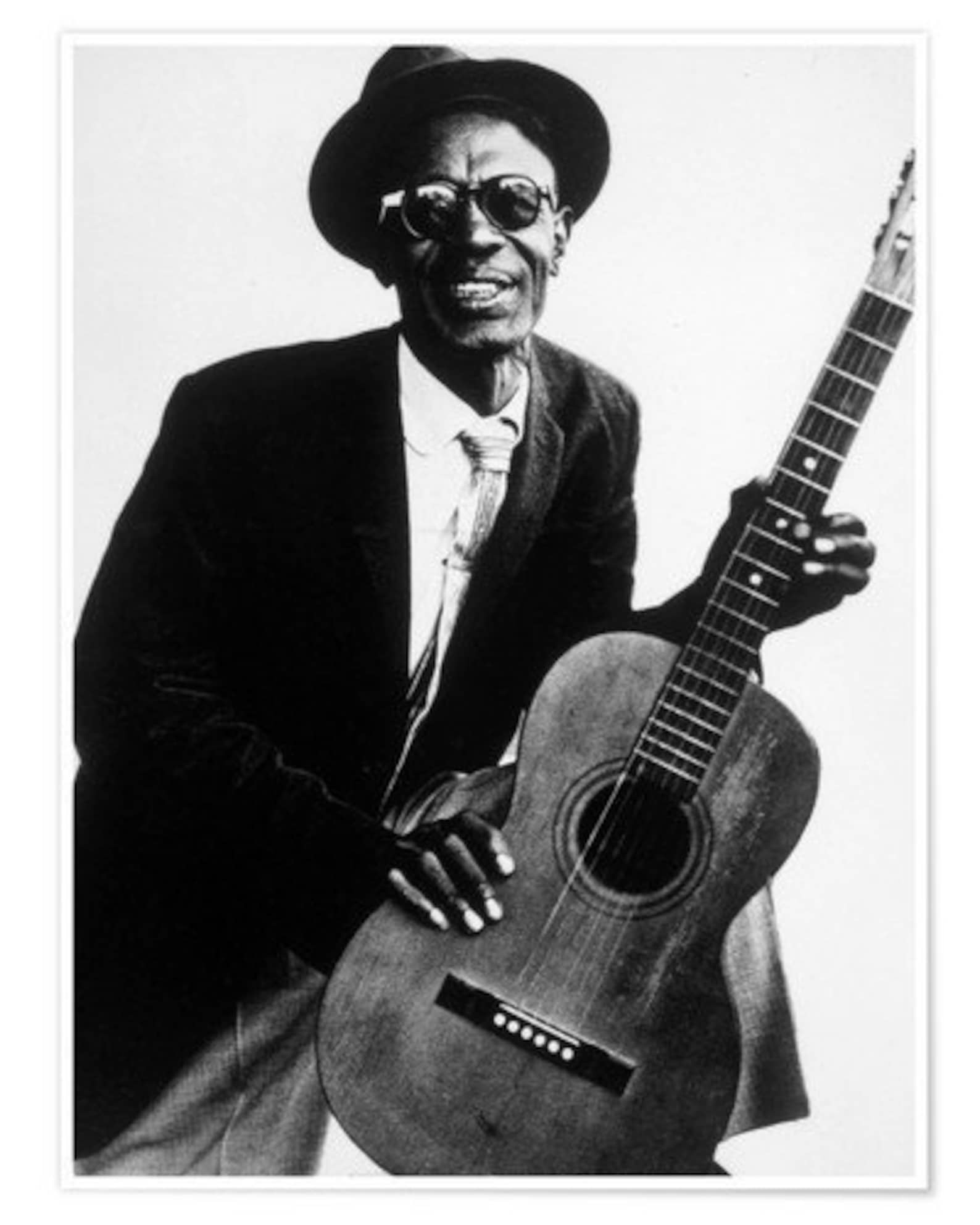 Lightnin' Hopkins Photograph 11 X 15 Marvelous 1963 Etsy