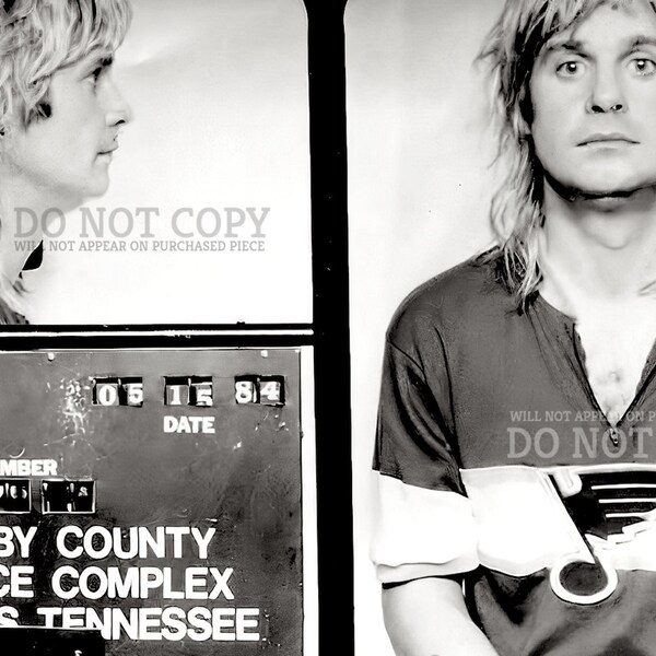 ozzy osbourne mugshot poster