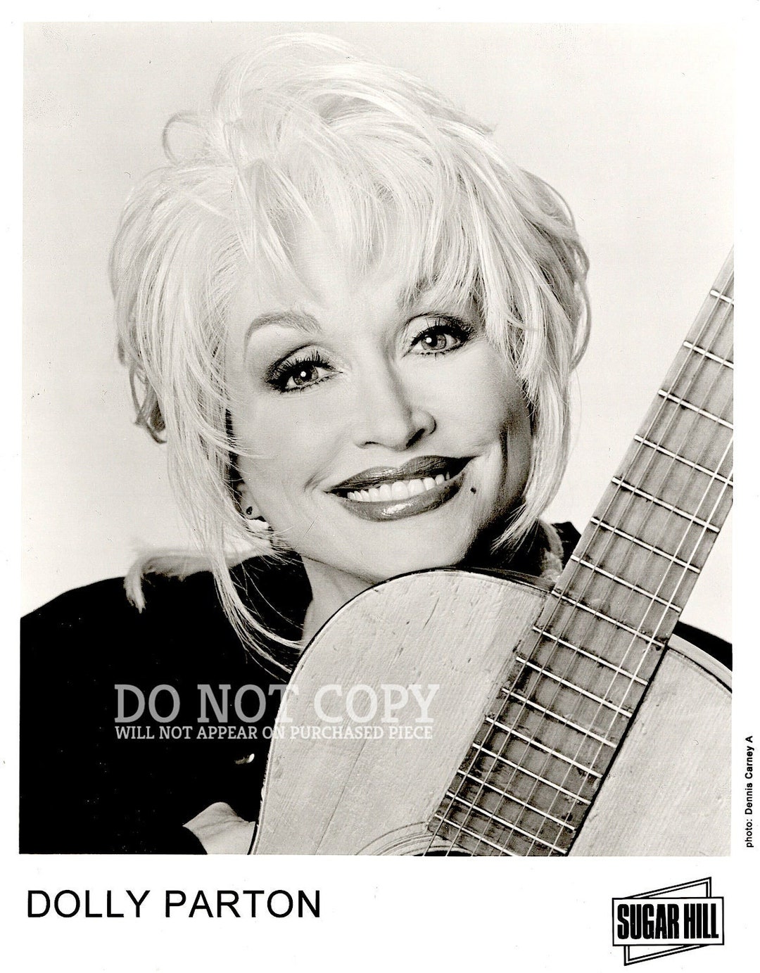 Dolly Parton Photograph 8 X 10 Pristine Sugar Hill Portrait Etsy