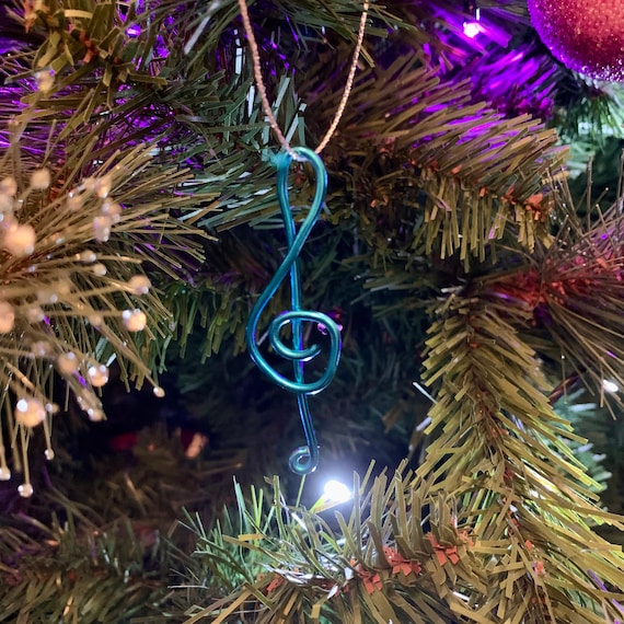 Treble clef christmas tree decoration Clearance