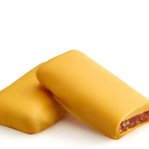 Citrus Candy Bar: Chocolate Covered Almond Croquant