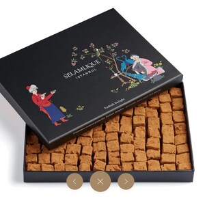 SELAMLIQUE | Cinnamon Coated Pistachio Turkish Delight 325 - 650 GR.