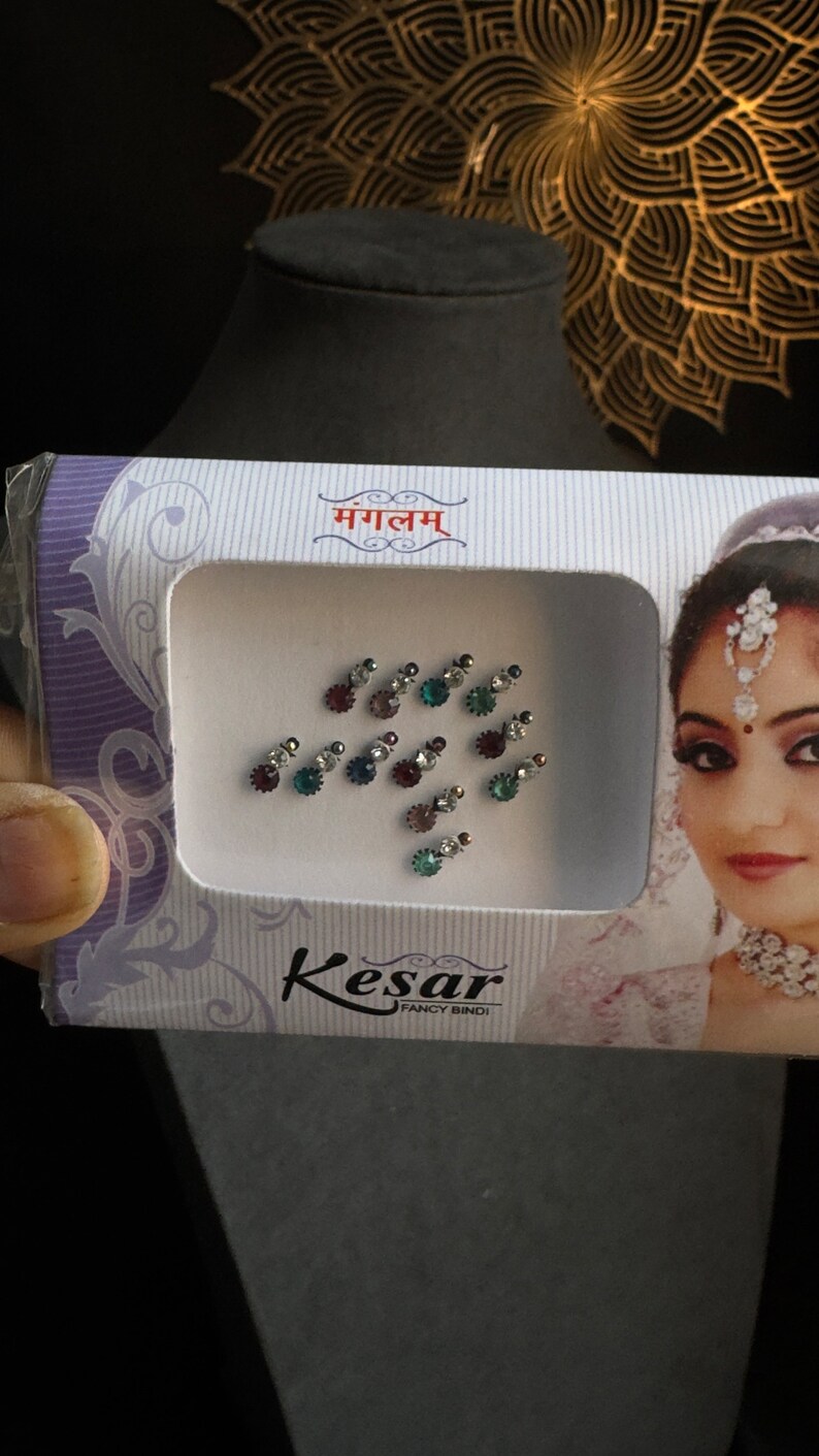 PANOPLY Bhindi book for women or girls indian accessories shadi wedding/ Indian jewelry/ pottu sindoor Style2