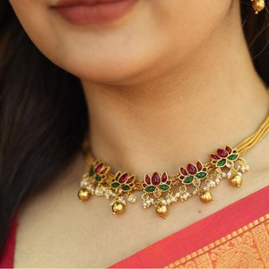 Kempulu necklace 2024 designs with price