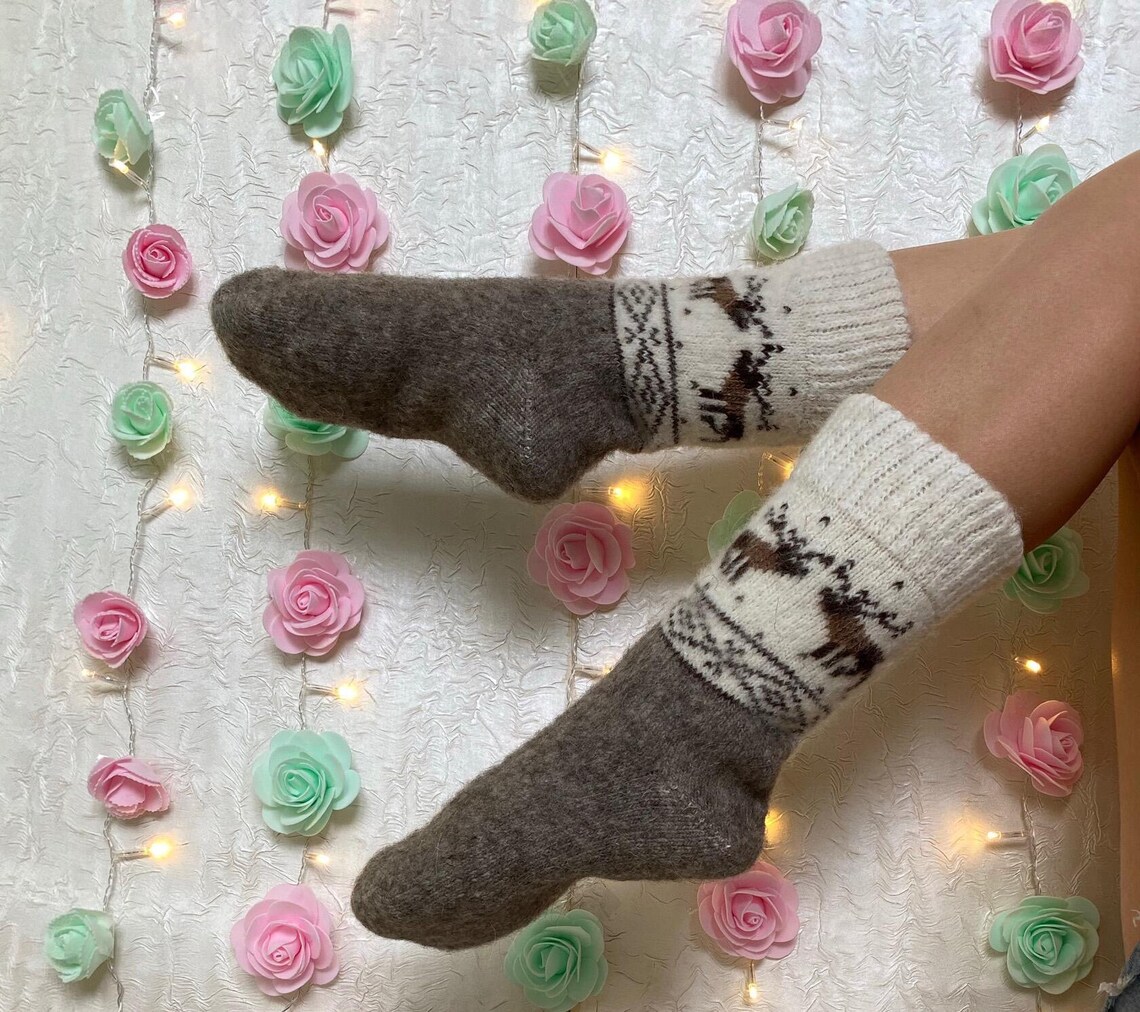 Lovely thick women adults socks socksfor1 mods EU 3841 knit Etsy