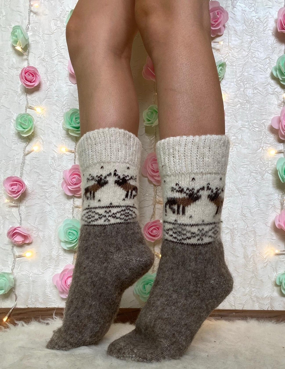 Lovely thick women adults socks socksfor1 mods EU 3841 knit Etsy