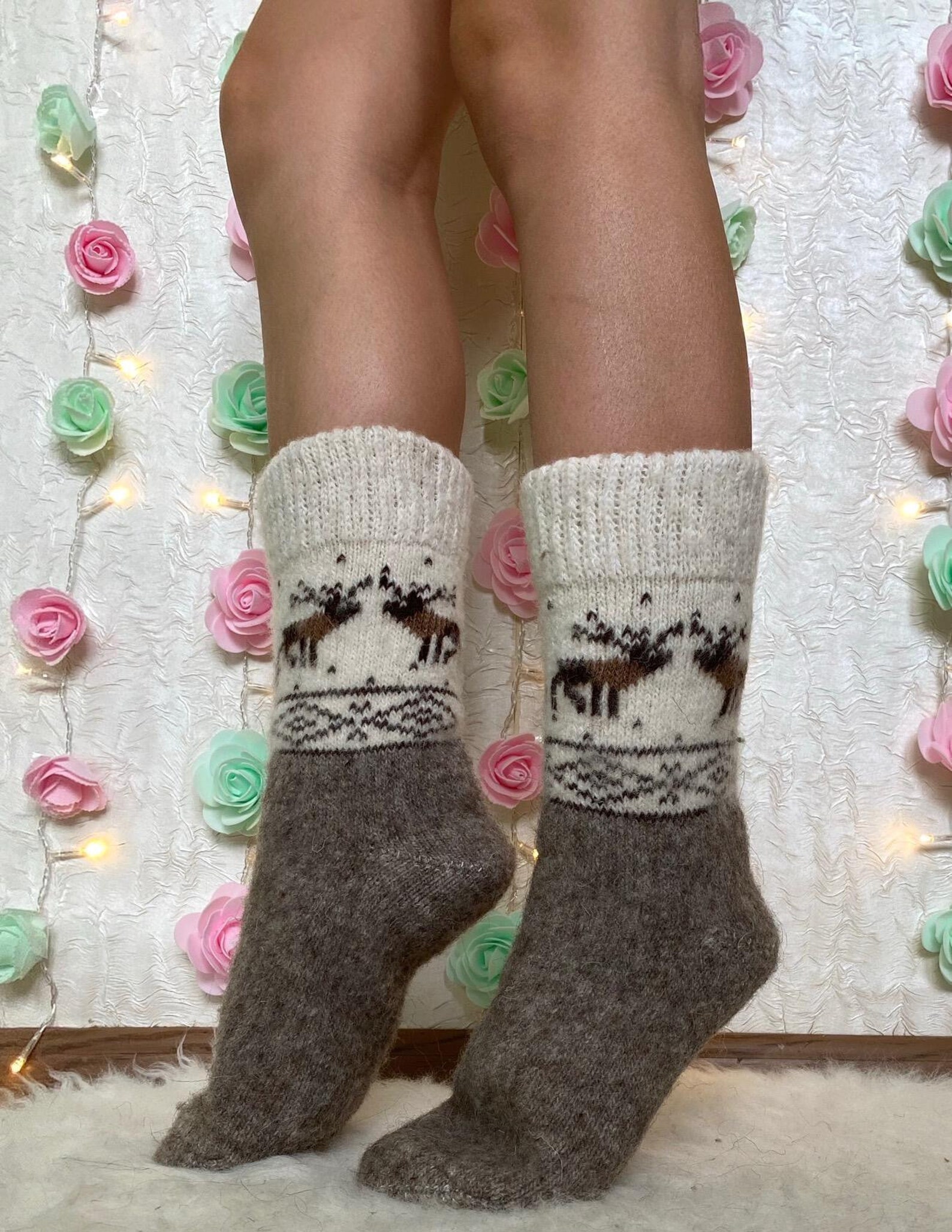 Lovely thick women adults socks socksfor1 mods EU 3841 knit Etsy