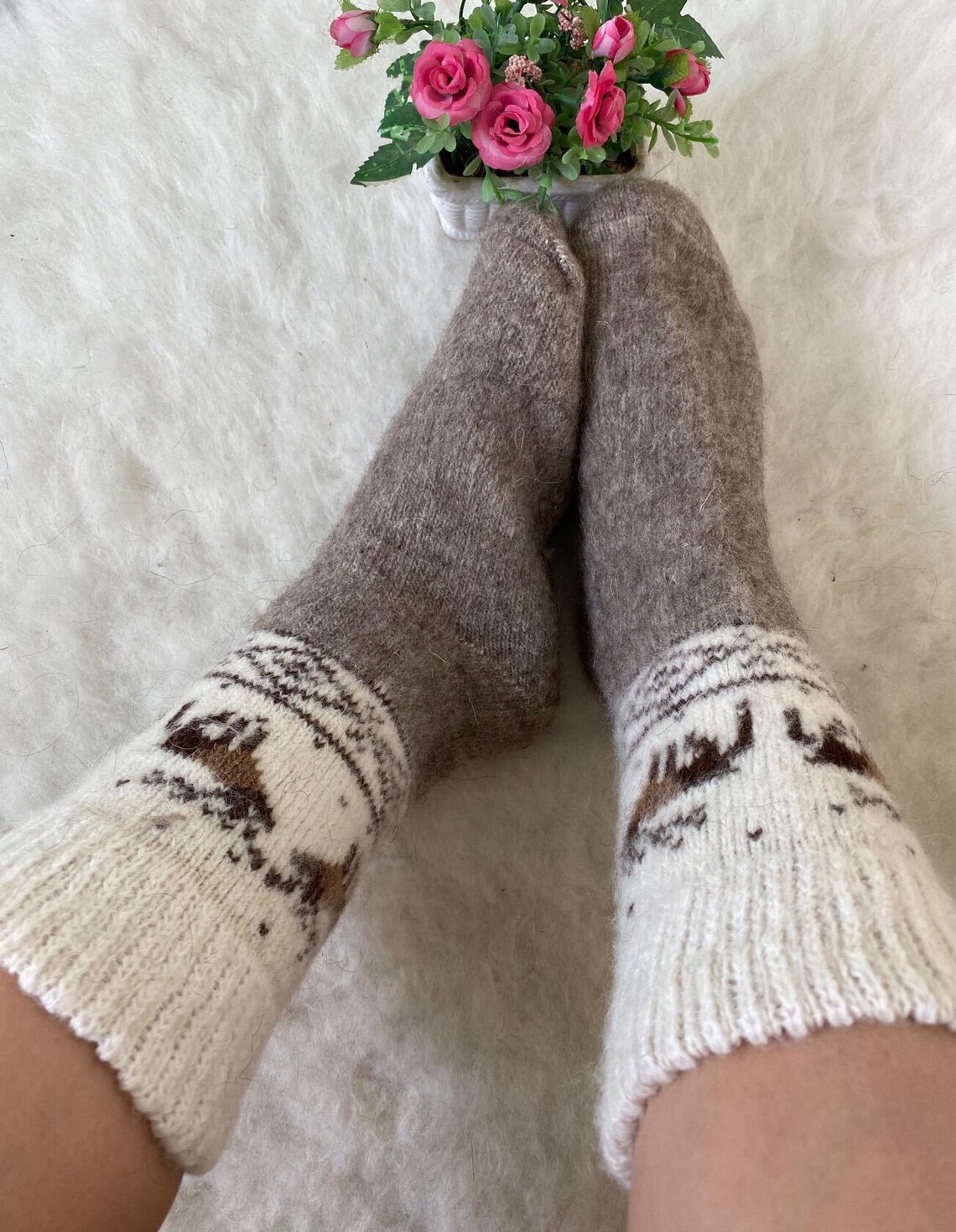 Lovely thick women adults socks socksfor1 mods EU 3841 knit Etsy