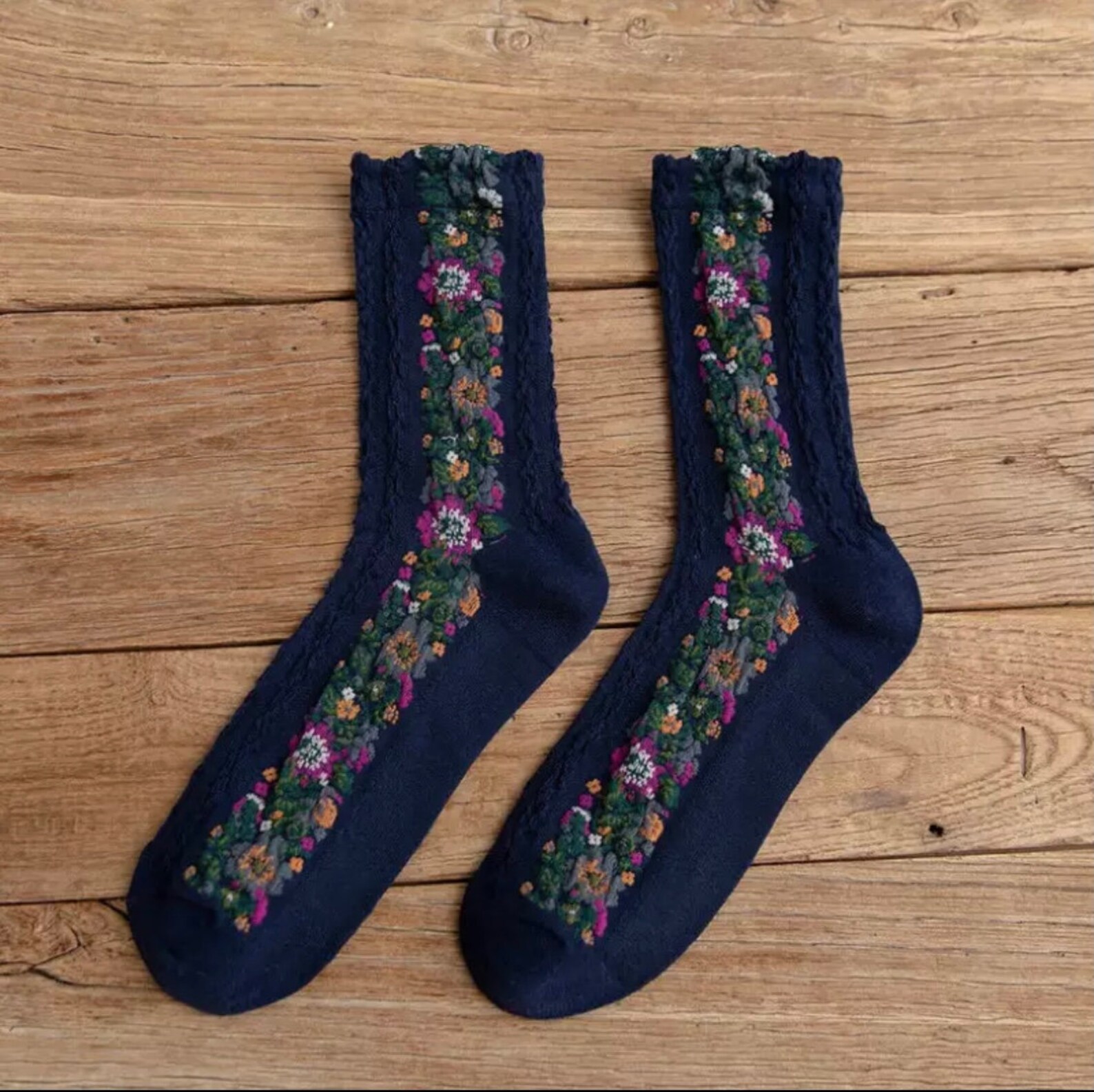Handmade Pretzel Flower Socks Women Socks Fashion Socks For Etsy