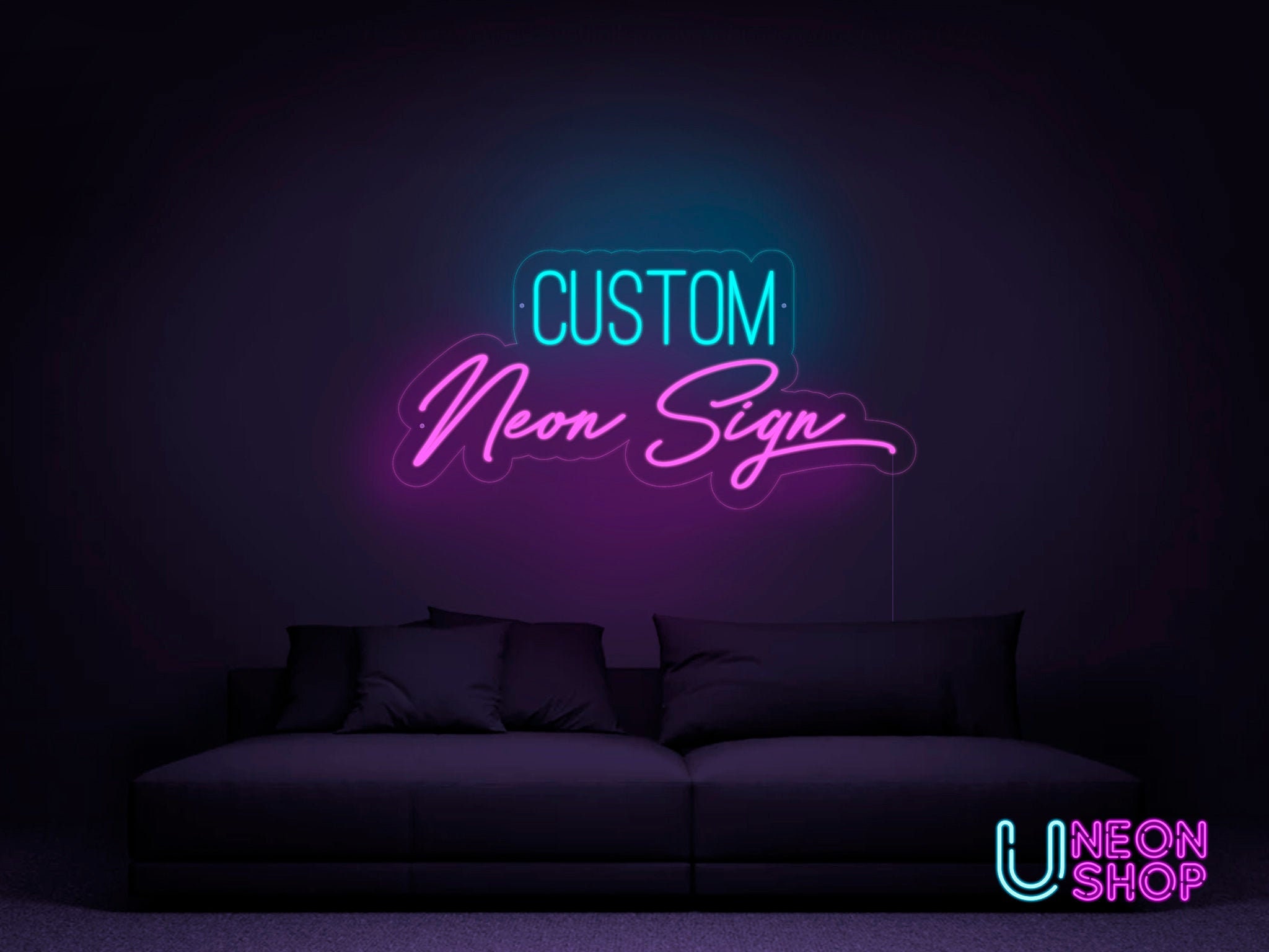 Custom Neon Sign LED Neon Lights Neon Bilder Name Kids Name Etsy UK