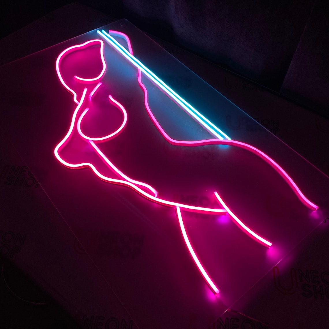 Sexy Girl Neon Sign Etsy