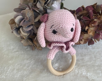 ELEPHANT RATTLE Pink