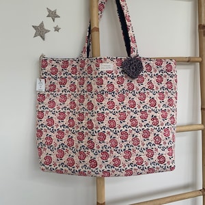 Bolso tote acolchado / tote maxi / tote acolchado / tote acolchado / bolso acolchado / bolso de fin de semana