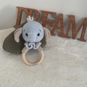ELEPHANT RATTLE Blue