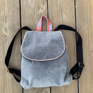 SAC A DOS en Velours personnalisable