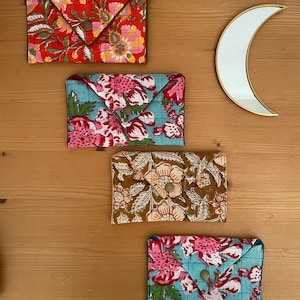 Pochette Matelassée Tissu indien