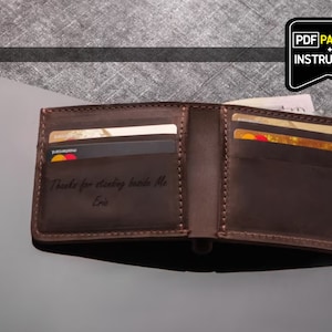 Leder Brieftasche Muster, Leder Brieftasche Muster, Männer Brieftasche Muster, Männer Brieftasche pdf, Leder Brieftasche Muster, Leder Brieftasche pdf