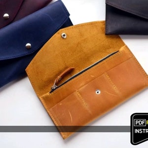 Cartera larga piel pdf, Patrón cartera larga piel, Patrón cartera larga, Cartera larga pdf,Patrón cartera mujer piel,Patrón cartera mujer