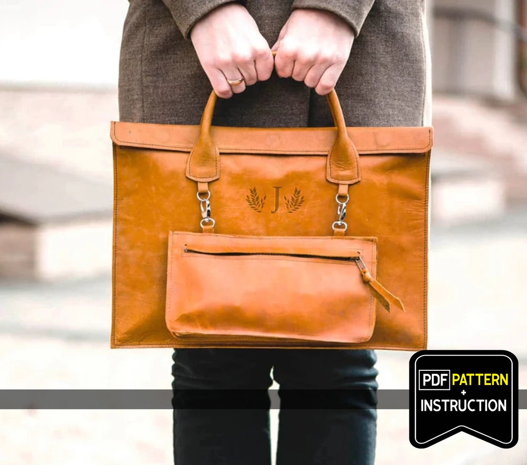 Laptop Bag Pdf Laptop Bag Pattern Leather Laptop Bag Etsy