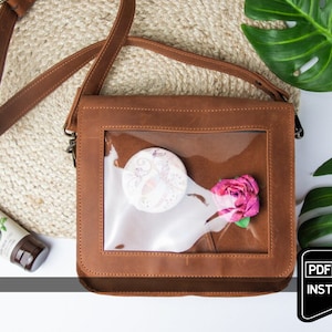Leather bag pattern, Leather bag pdf, Women leather bag pattern, Women leather bag pdf, Crossbody bag pattern, Crossbody bag pdf,Ita bag pdf