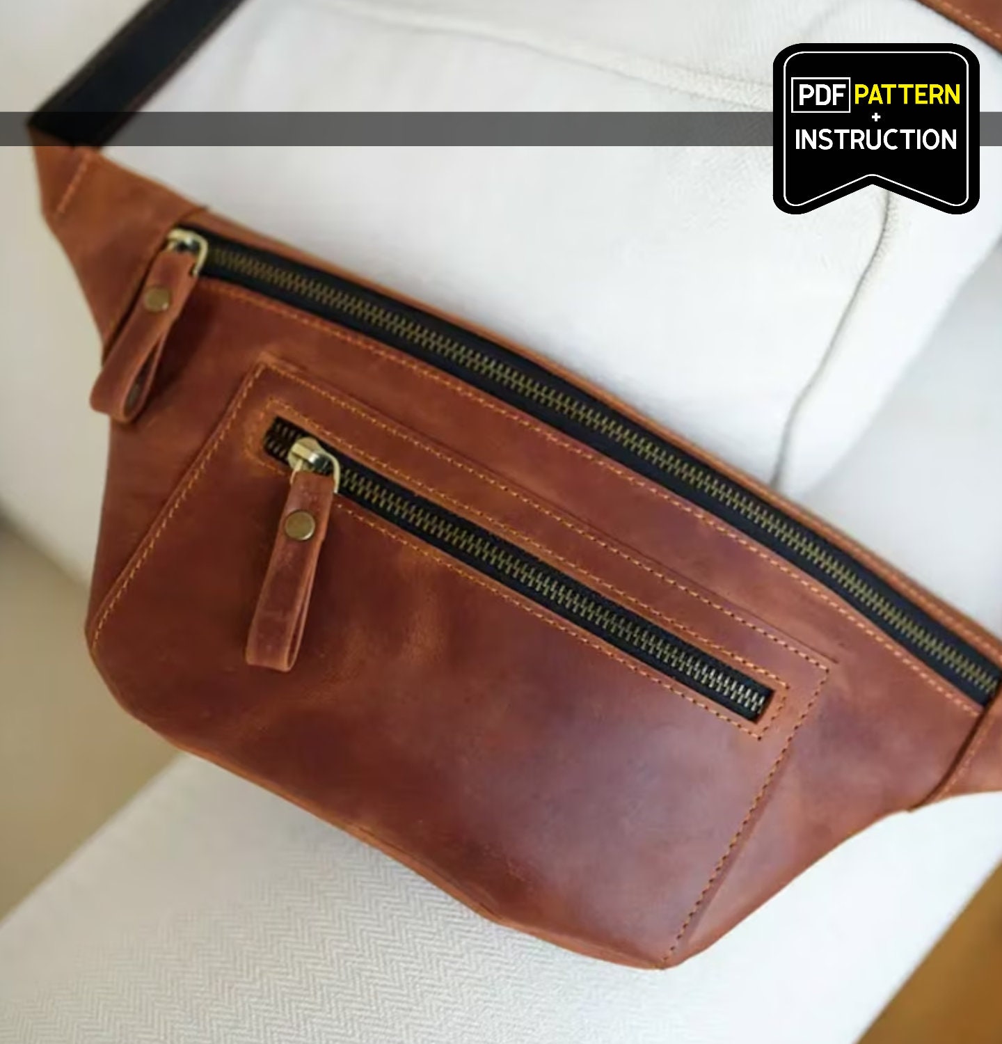 Leather Waist Bag 