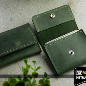Cartera piel pequeña pdf, Patrón cartera piel pequeña, Patrón tarjetero pequeño, Tarjetero pequeño pdf, Patrón tarjetero, Tarjetero pdf