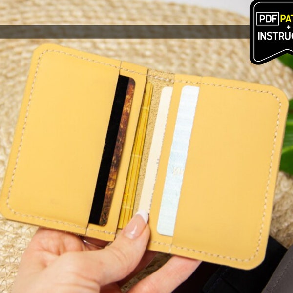 Cardholder pattern, Cardholder pdf, Card holder pattern, Card holder pdf, Leather card holder pattern, Leather card holder pdf
