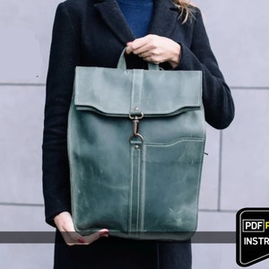Reiserucksack Schnittmuster, Lederrucksack Schnittmuster, Laptop Rucksack Schnittmuster, Laptop Rucksack pdf, Damen Rucksack Schnittmuster, Herren Rucksack Schnittmuster