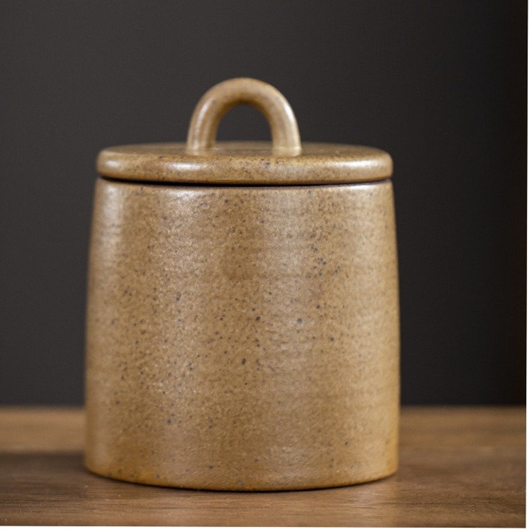 Tea Canister Japanese, Tea Tin Canister, Tea Tin Storage, Handmade